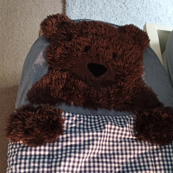 Pottery Barn Kids Knee Plaid Bear Sleeping Bag W/ Zipper - Picture 2 of 9